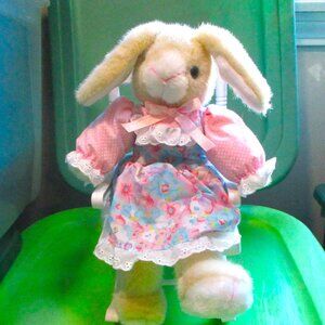 Rocking Easter Bunny Rocks, Speaks & Musical! Never opened Brand New Vintage